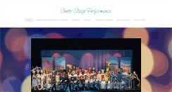 Desktop Screenshot of centerstageperformance.com